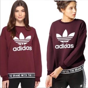 Adidas Trefoil Crew Neck Sweater